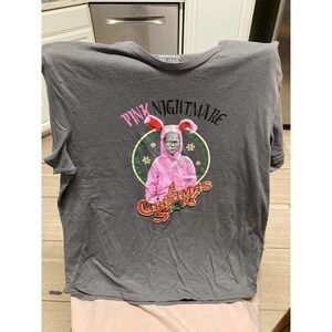 Pink Nightmare A Christmas Story Shirt Size 2XL